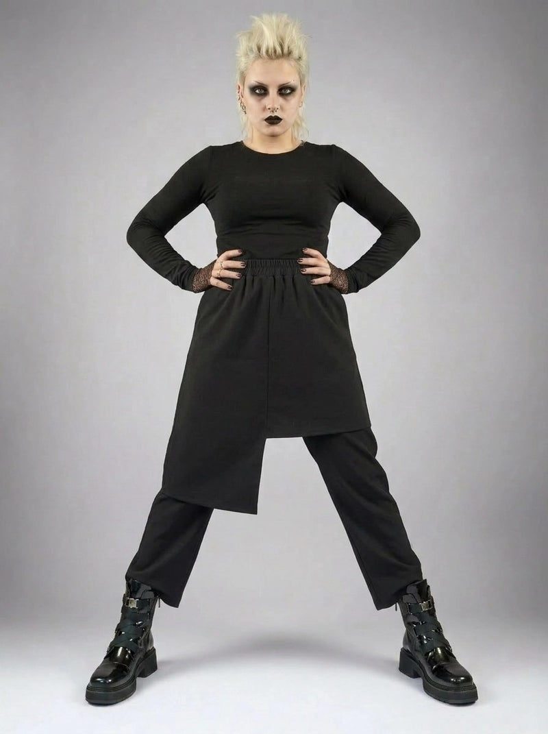 Jazz up Irregular Design Capri Pants-SimpleModerne