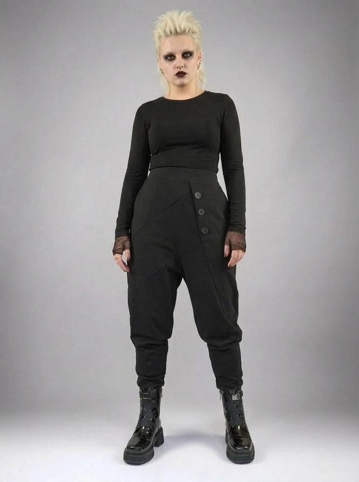 Simple Moderne Jazz Up Lite Harem Pants-SimpleModerne
