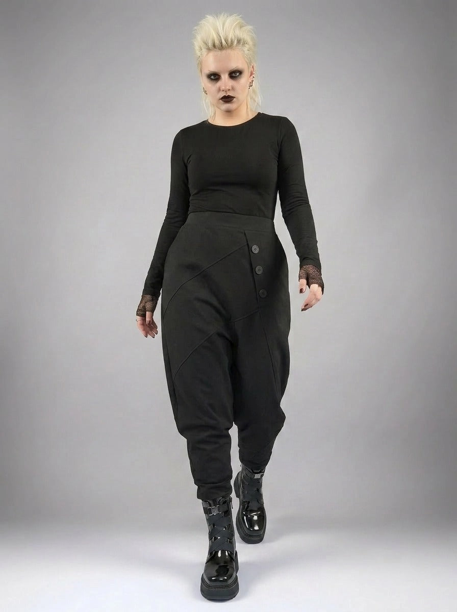 Simple Moderne Jazz Up Lite Harem Pants-SimpleModerne