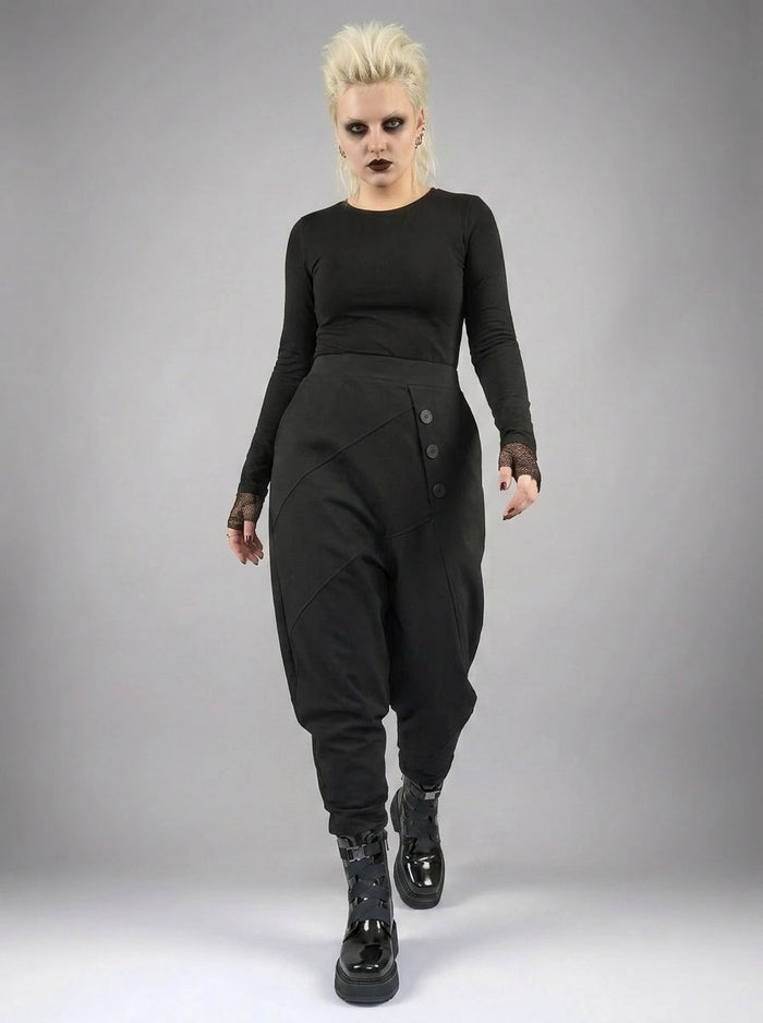 Simple Moderne Jazz Up Lite Harem Pants-SimpleModerne