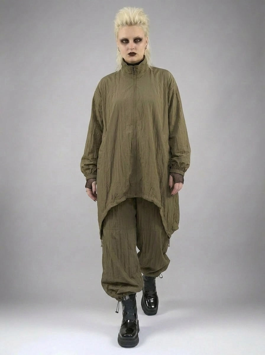 Textured Wide-Leg Trousers-SimpleModerne