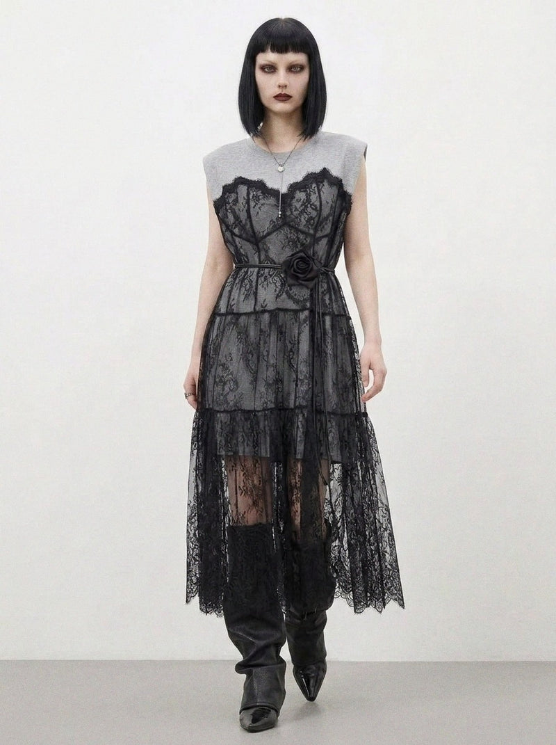 Simple Moderne Layered Gothic Lace Overlay Dress – Sporty Tank Meets R – SimpleModerne