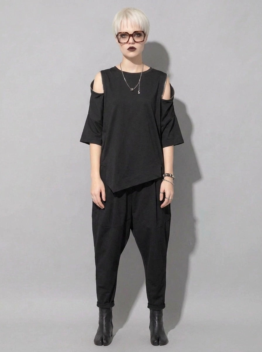 Punky Convertible Zip T-Shirt-SimpleModerne