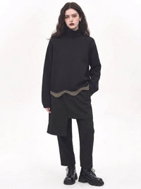 Re-launch Jazz up Irregular Design Capri Pants-SimpleModerne