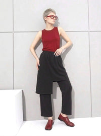 Re-launch Jazz up Irregular Design Capri Pants-SimpleModerne