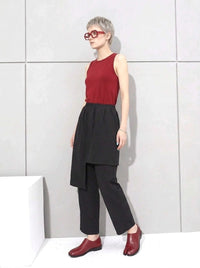 Re-launch Jazz up Irregular Design Capri Pants-SimpleModerne