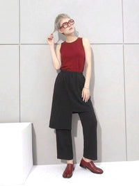 Re-launch Jazz up Irregular Design Capri Pants-SimpleModerne