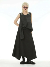 Deep Harem Capri Trousers – Black-SimpleModerne