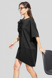 Jazz Up Relaxed Fit Shirt Dress-SimpleModerne
