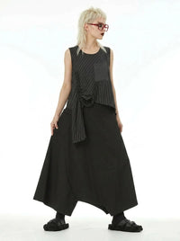 Deep Harem Capri Trousers – Black-SimpleModerne