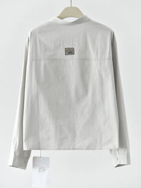 Playful Cat Print Shirt Blouse-SimpleModerne