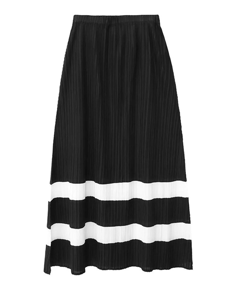 Pleated Tunic & Skirt Set-SimpleModerne