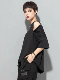 Punky Convertible Zip T-Shirt-SimpleModerne