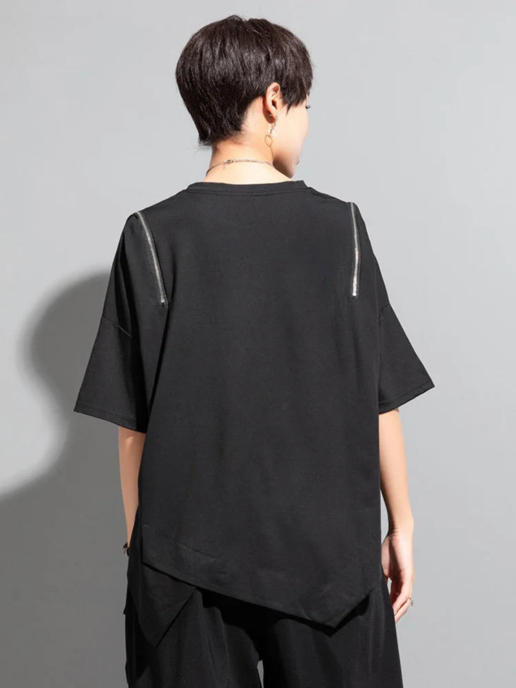 Punky Convertible Zip T-Shirt-SimpleModerne