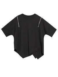 Punky Convertible Zip T-Shirt-SimpleModerne