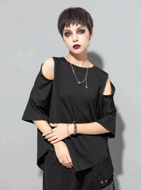 Punky Convertible Zip T-Shirt-SimpleModerne