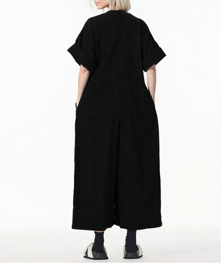Punky Relaxed Jumpsuit – Bold, Edgy & Effortlessly Cool-SimpleModerne