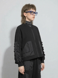 Relaxed Fit Utility Lite Jacket – Black-SimpleModerne