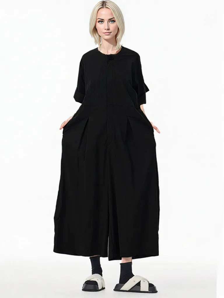 Punky Relaxed Jumpsuit – Bold, Edgy & Effortlessly Cool-SimpleModerne