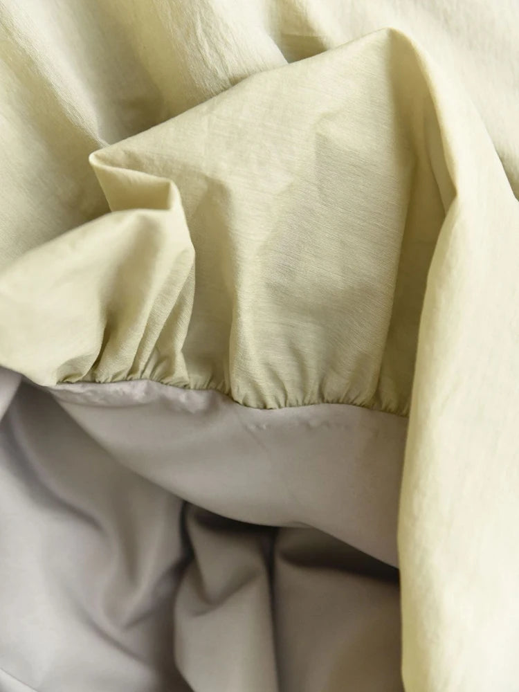 Voluminous Balloon Midi Skirt-SimpleModerne