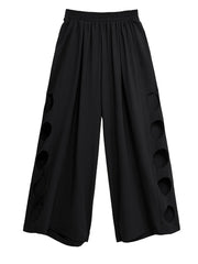 Punky Circle Cut-Out Trousers – Bold, Comfortable, and Unapologetically Edgy-SimpleModerne