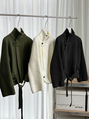 Belted sweater-SimpleModerne