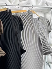 Pleated Minimal Two-Piece Set-SimpleModerne