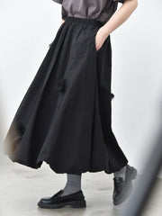 Voluminous Balloon Midi Skirt-SimpleModerne