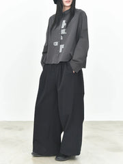 Playful Cat Print Shirt Blouse