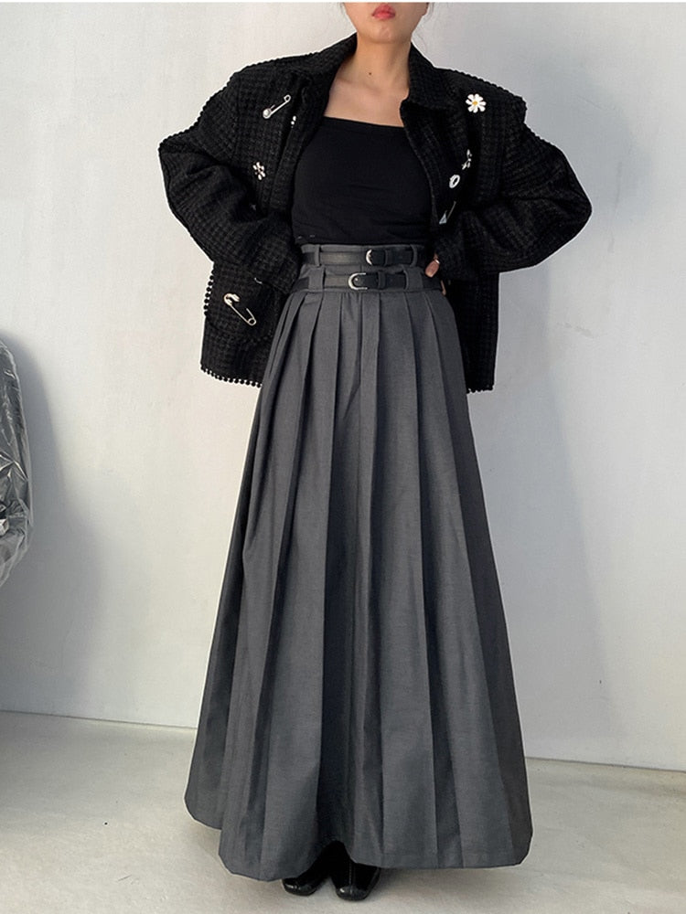 Jazz Up Chic Pleated Skirt-SimpleModerne