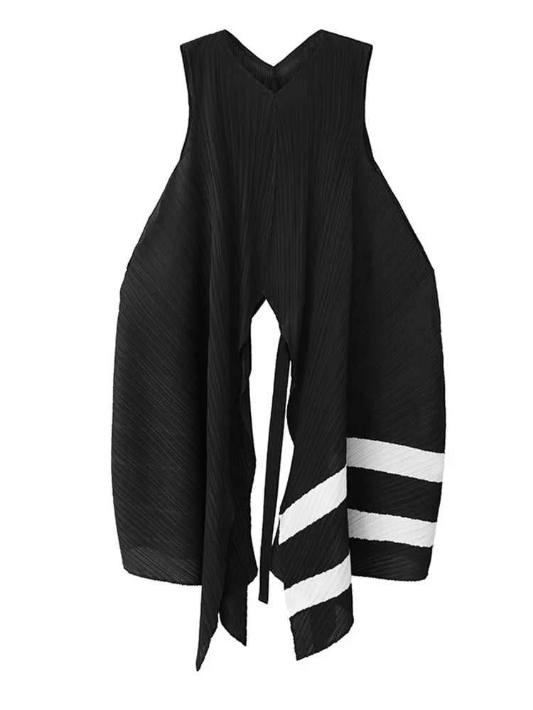 Pleated Tunic & Skirt Set-SimpleModerne