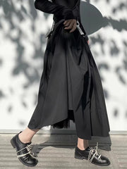 Gothic Flow Midi Skirt-SimpleModerne