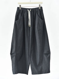 Grey Sculpted Wide-Leg Trousers | Relaxed Minimalist Balloon Pants
