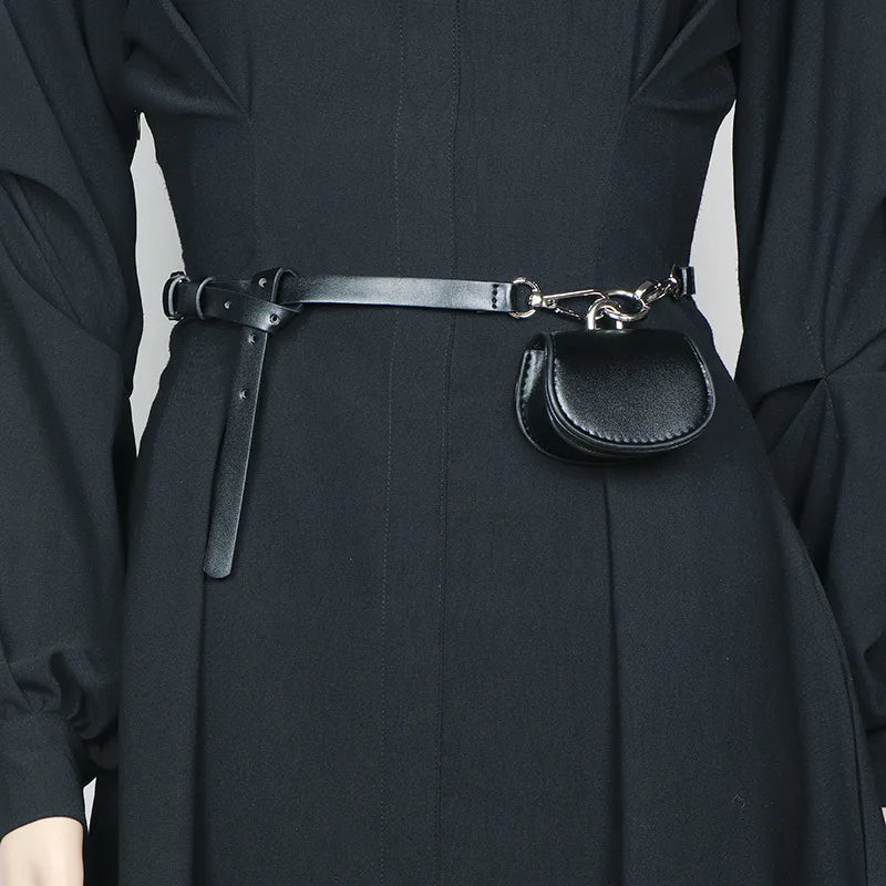 Mini Utility Belt with Coin Purse – Black-SimpleModerne