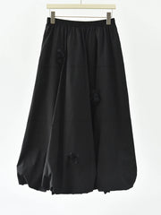 Voluminous Balloon Midi Skirt-SimpleModerne
