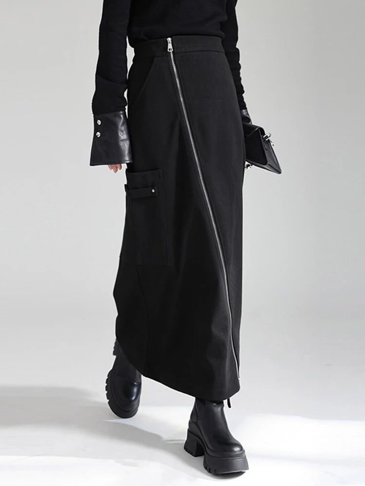 Jazz Up Zip It Maxi Skirt