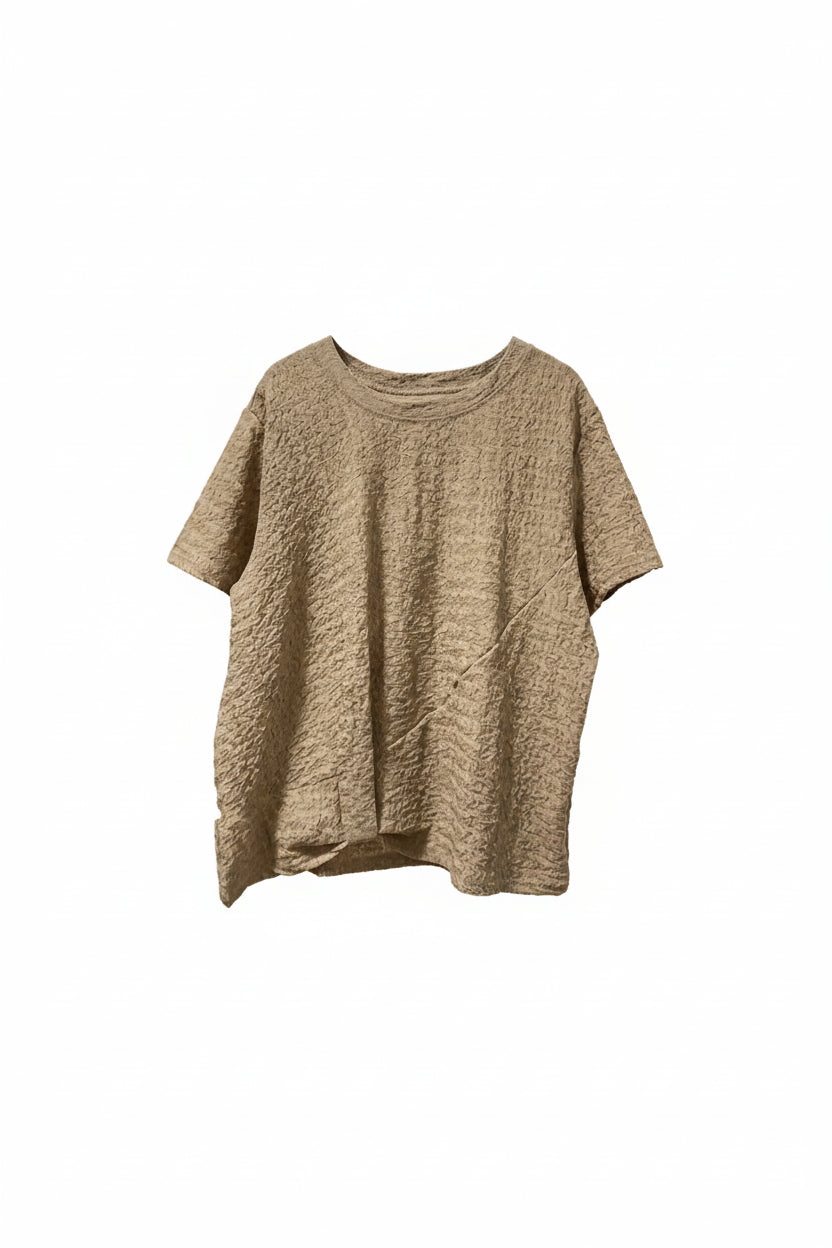 Textured Minimal Oversized T-Shirt-SimpleModerne