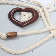 Heartbeat Canvas Rope Belt-SimpleModerne