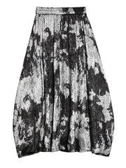 Casual Minimal Goth Tie Dye Patter Skirt-SimpleModerne