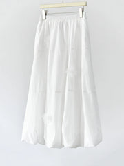 Voluminous Balloon Midi Skirt-SimpleModerne