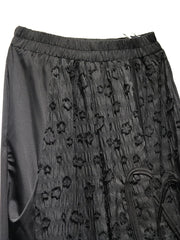 Textured Wide-Leg Trousers – Statement Embossed Design, Adjustable Waist, Streetwear Chic-SimpleModerne