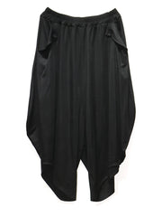 Asymmetrical Wide-Leg Harem Pants-SimpleModerne