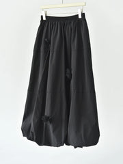 Voluminous Balloon Midi Skirt-SimpleModerne