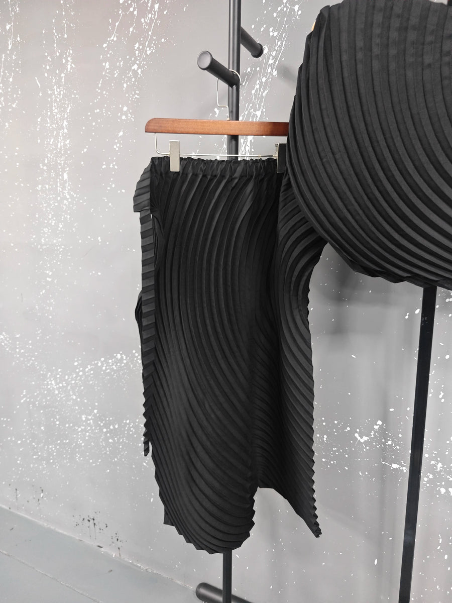 Pleated Minimal Two-Piece Set-SimpleModerne