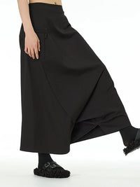 Deep Harem Capri Trousers – Black-SimpleModerne