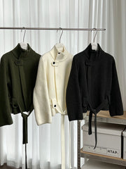 Belted sweater-SimpleModerne