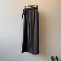 Shadow Wrap Trousers – Dusk Grey / Black-SimpleModerne