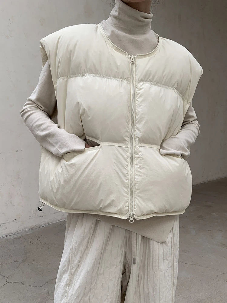 Oversized down vest shop