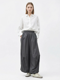 Sculptural Volume Trousers-SimpleModerne