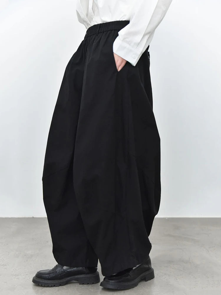 Sculptural Volume Trousers-SimpleModerne